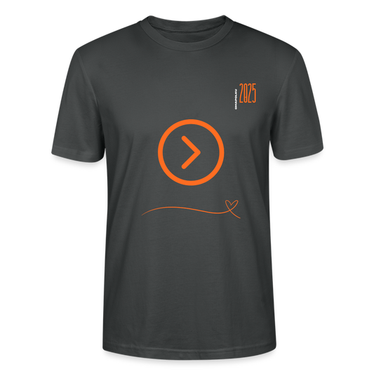 OmaPolun vuosipaita 2025 unisex t-paita - hiilenharmaa