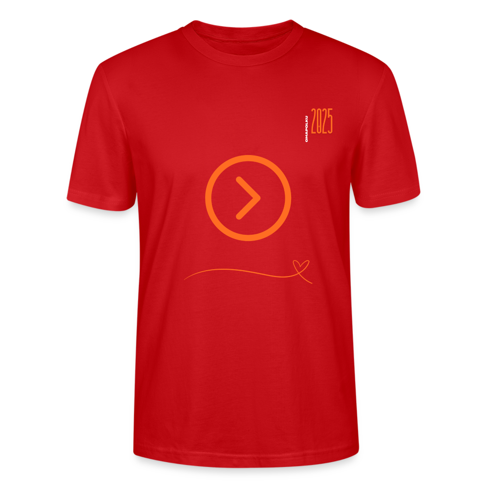 OmaPolun vuosipaita 2025 unisex t-paita - punainen
