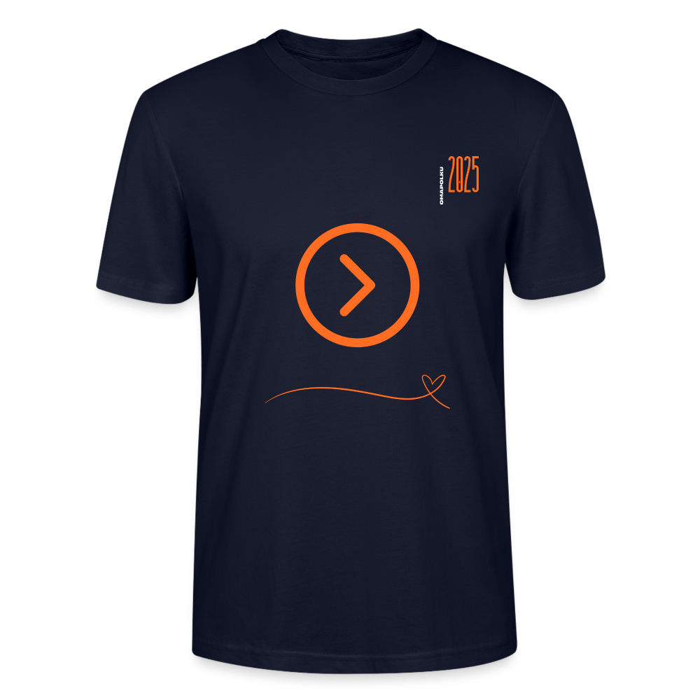 OmaPolun vuosipaita 2025 unisex t-paita - laivastonsininen