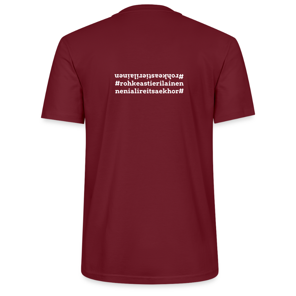 Stanley/Stella CRAFTER unisex t-paita - burgundin punainen