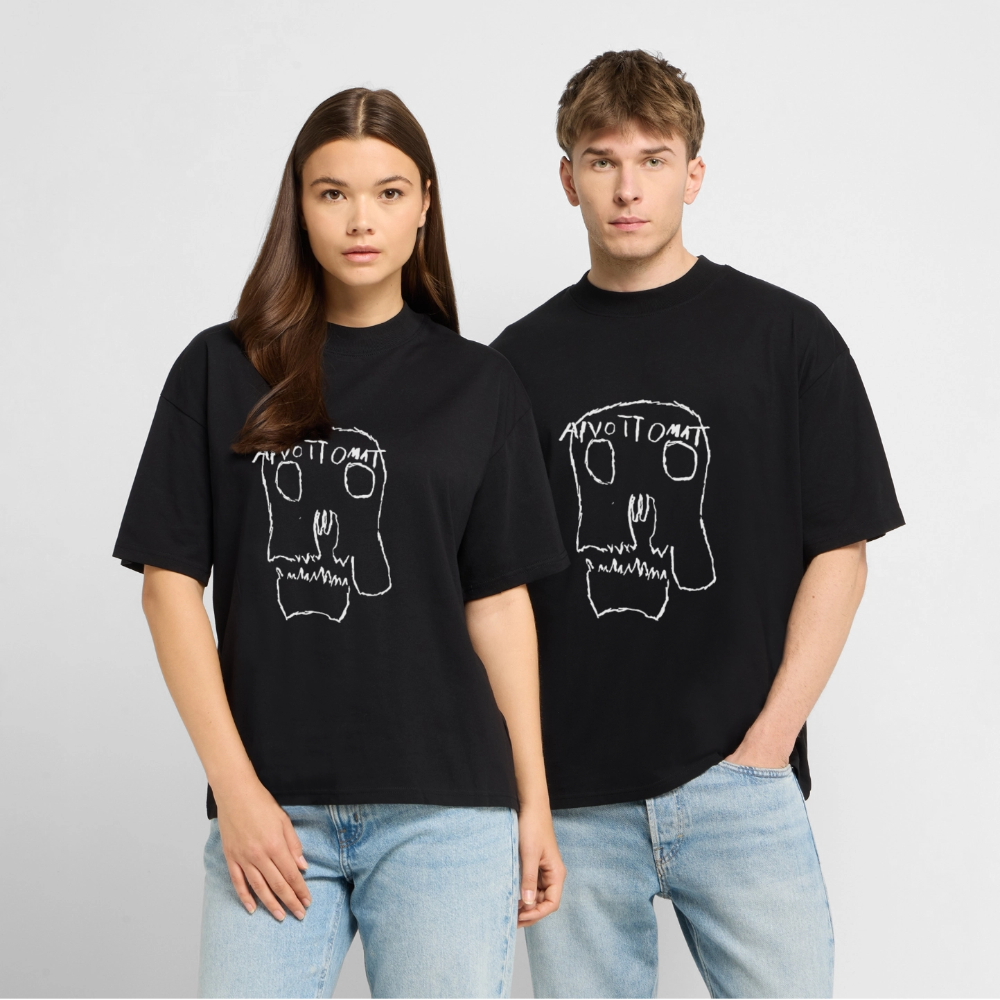 Aivottomat  Unisex Luomu T-paita - musta