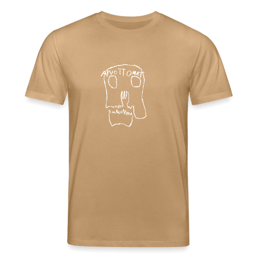 Aivottomat T-paita Premium unisex luomu-t-paita - toffee 